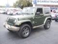 2009 Jeep Green Metallic Jeep Wrangler Sahara 4x4  photo #15