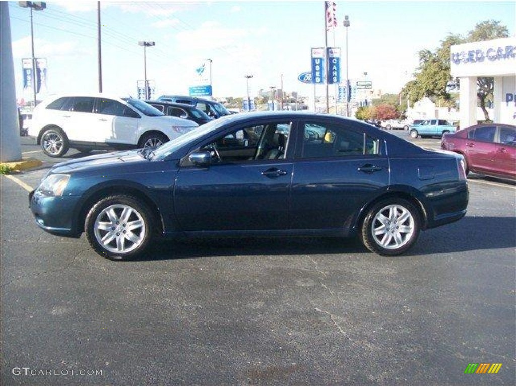 2006 Galant SE - Torched Steel Blue Pearl / Black photo #6