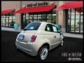 2012 Mocha Latte (Light Brown) Fiat 500 Lounge  photo #3