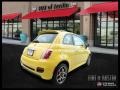 2012 Giallo (Yellow) Fiat 500 Sport  photo #3