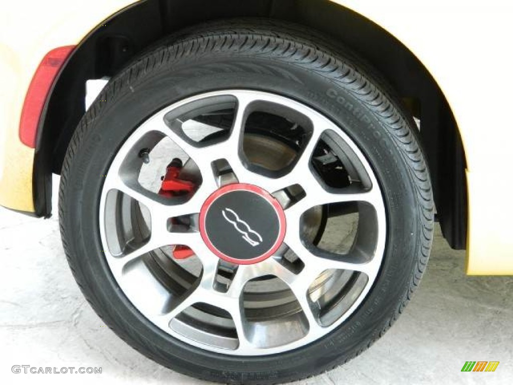 2012 500 Sport - Giallo (Yellow) / Sport Tessuto Nero/Nero (Black/Black) photo #4