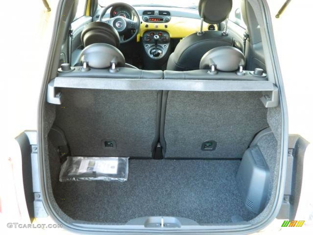 2012 500 Sport - Giallo (Yellow) / Sport Tessuto Nero/Nero (Black/Black) photo #9