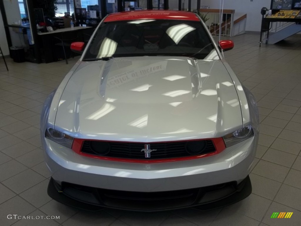 Ingot Silver Metallic/Race Red 2012 Ford Mustang Boss 302 Laguna Seca Exterior Photo #58135325