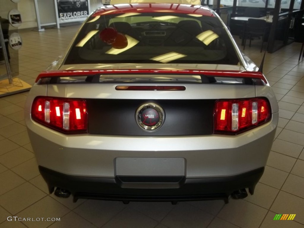 Ingot Silver Metallic/Race Red 2012 Ford Mustang Boss 302 Laguna Seca Exterior Photo #58135358