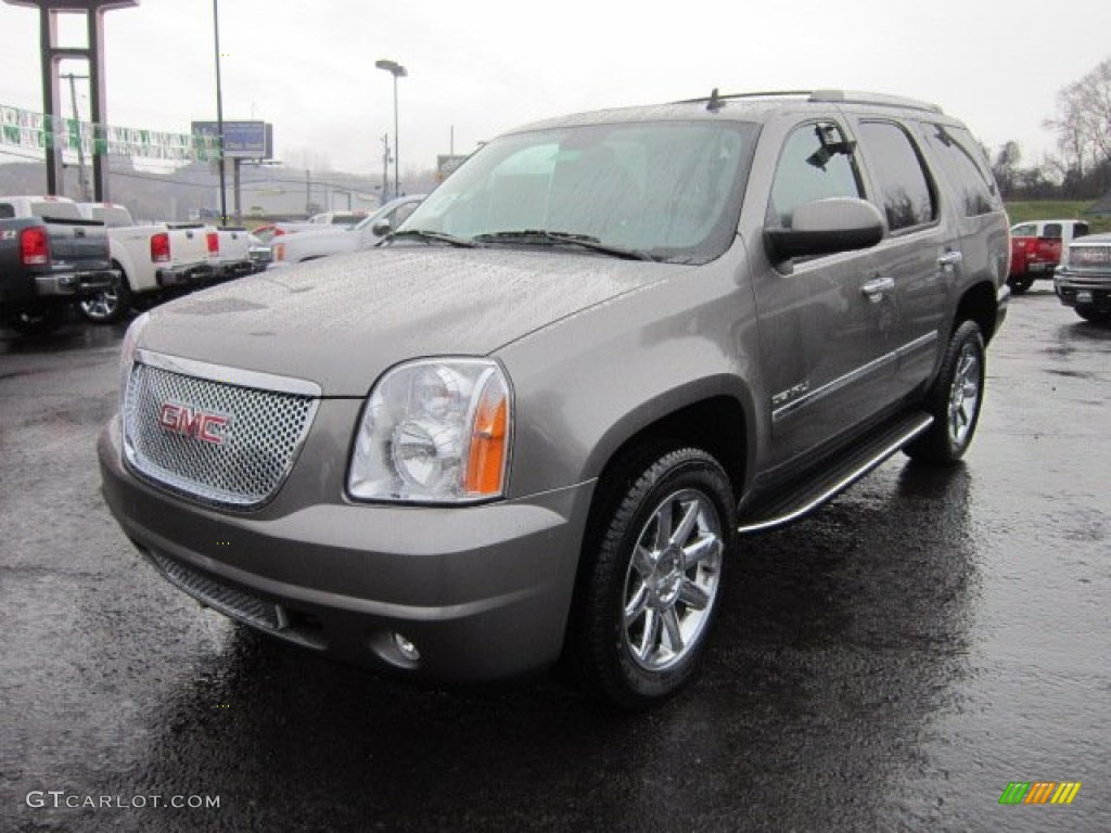 2012 Yukon Denali AWD - Mocha Steel Metallic / Ebony photo #3