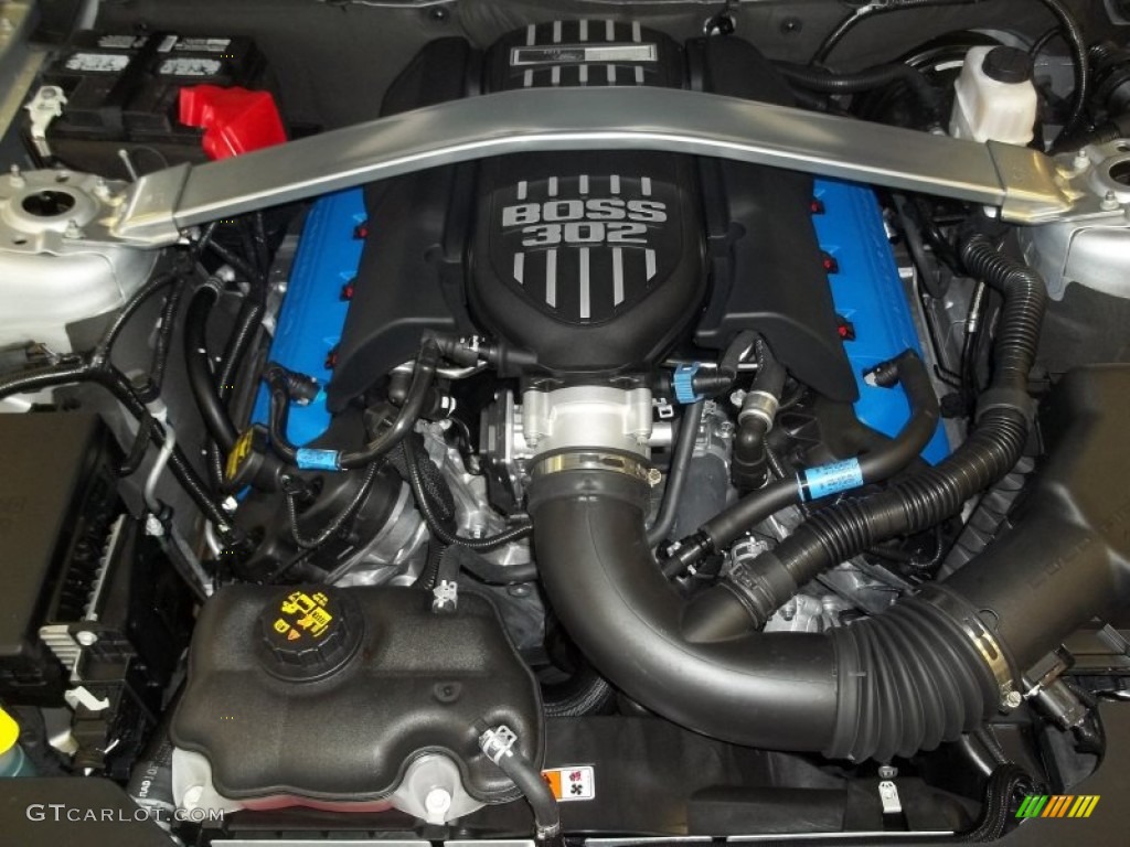 2012 Ford Mustang Boss 302 Laguna Seca 5.0 Liter Hi-Po DOHC 32-Valve Ti-VCT V8 Engine Photo #58135409