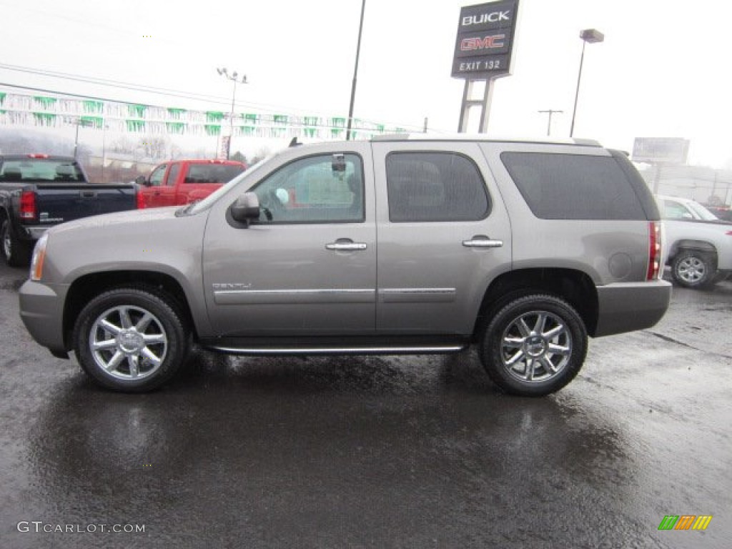 2012 Yukon Denali AWD - Mocha Steel Metallic / Ebony photo #4