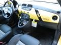 2012 Giallo (Yellow) Fiat 500 Sport  photo #5