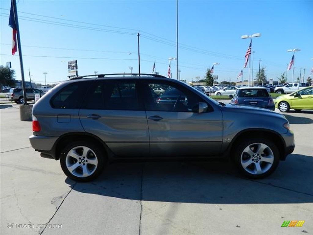 2006 X5 4.4i - Stratus Grey Metallic / Black photo #4