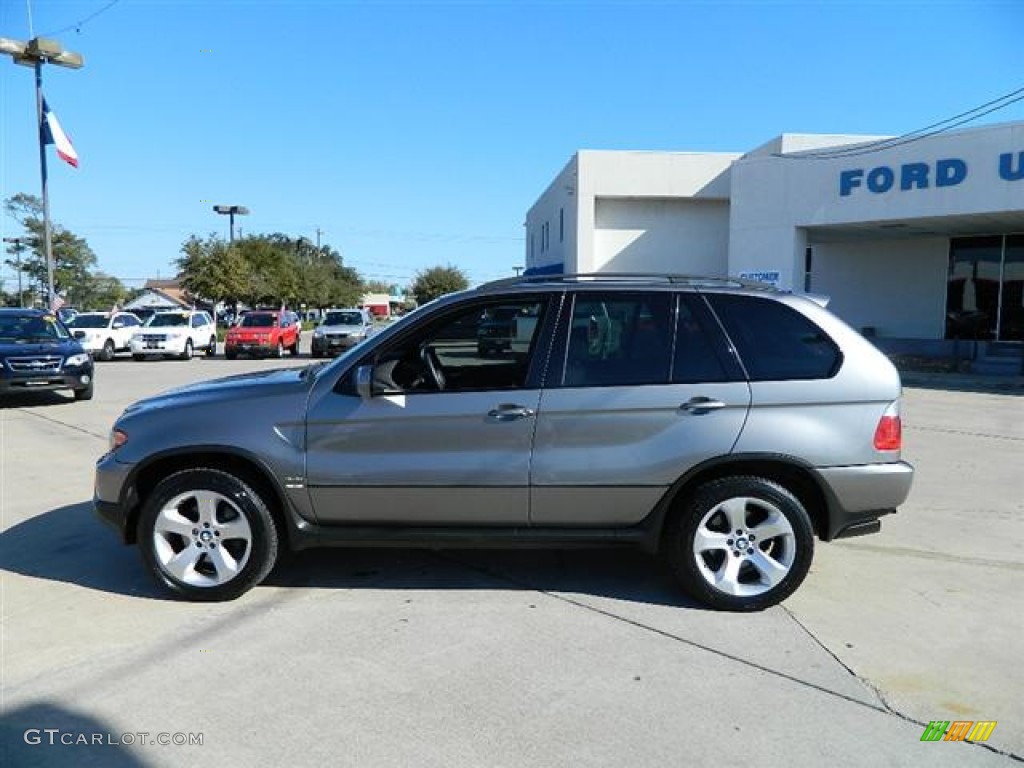 2006 X5 4.4i - Stratus Grey Metallic / Black photo #8