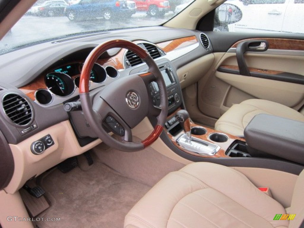 Cashmere Interior 2012 Buick Enclave AWD Photo #58136258