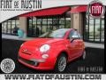 2012 Rosso Brillante (Red) Fiat 500 Lounge  photo #1