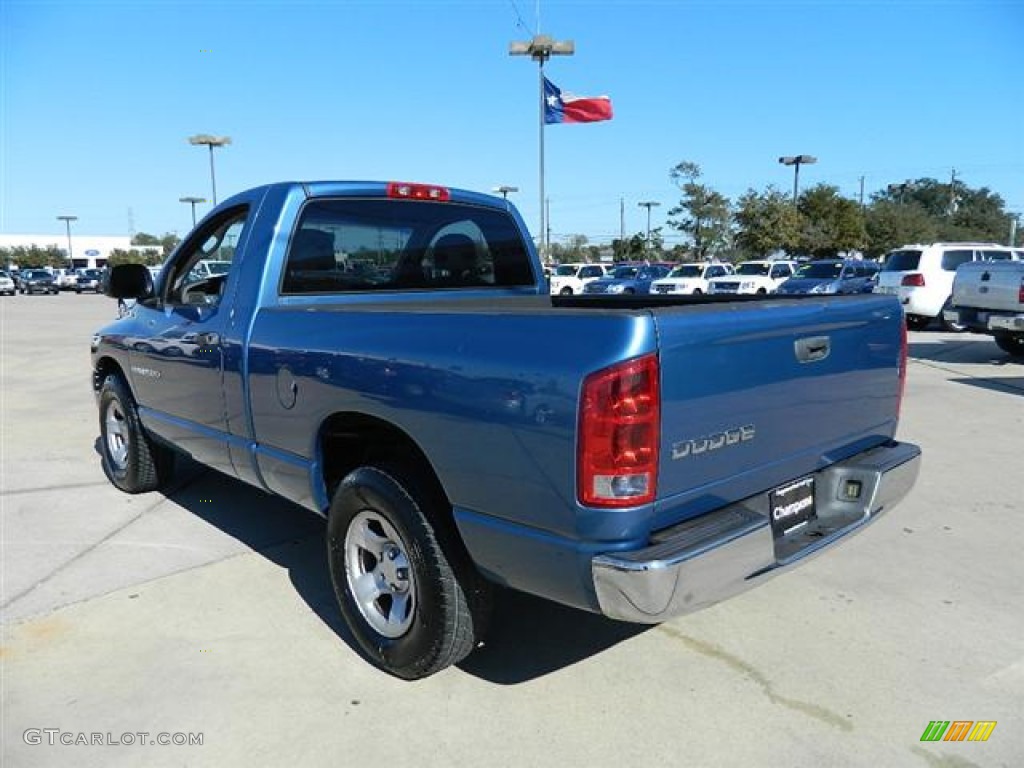 2002 Ram 1500 ST Regular Cab - Atlantic Blue Pearl / Dark Slate Gray photo #7