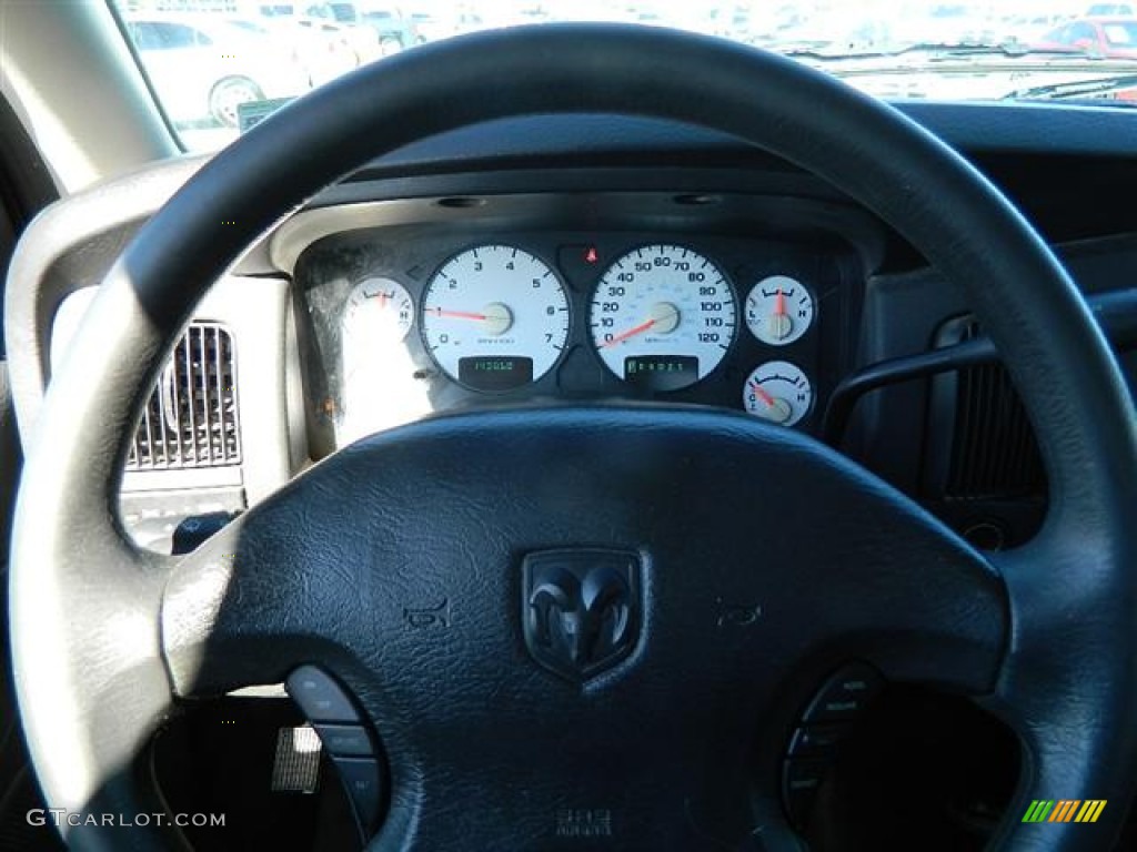 2002 Ram 1500 ST Regular Cab - Atlantic Blue Pearl / Dark Slate Gray photo #17