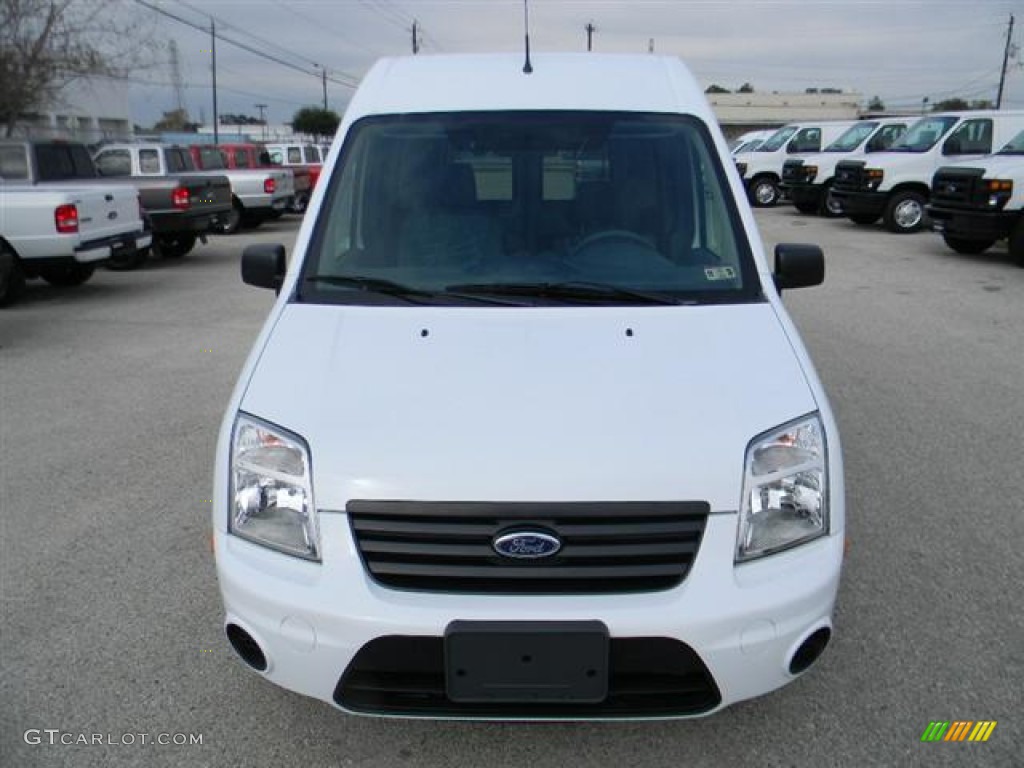 Frozen White 2012 Ford Transit Connect XLT Van Exterior Photo #58138639