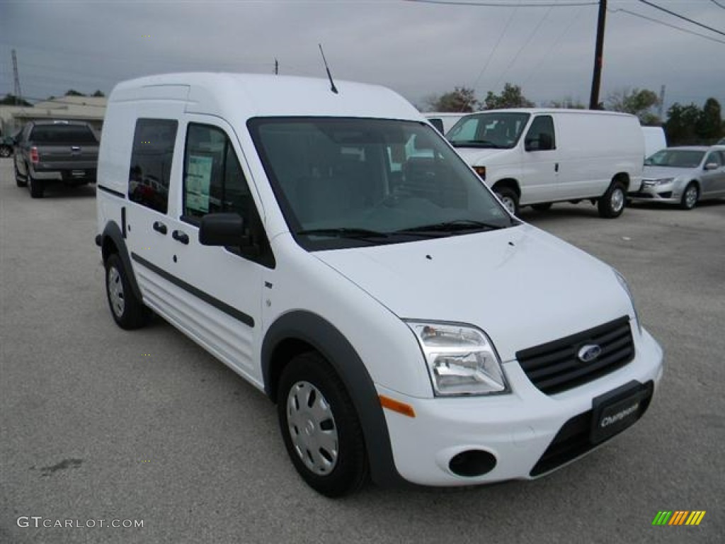 Frozen White 2012 Ford Transit Connect XLT Van Exterior Photo #58138757