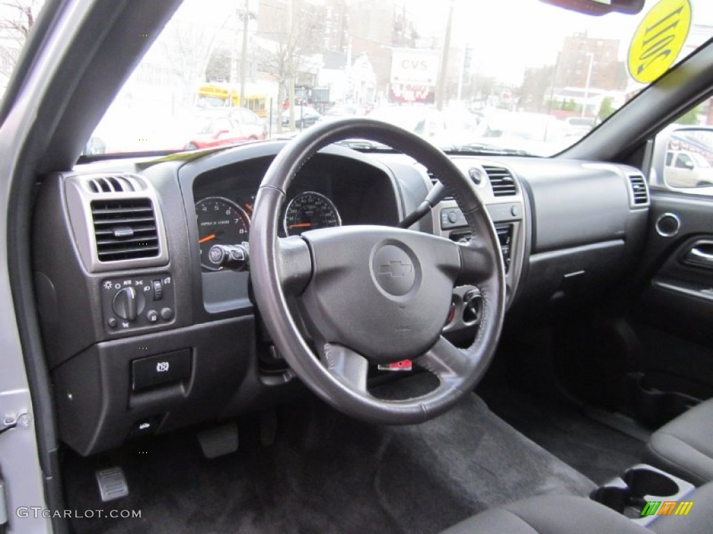 2011 Chevrolet Colorado LT Crew Cab 4x4 Ebony Dashboard Photo #58139810