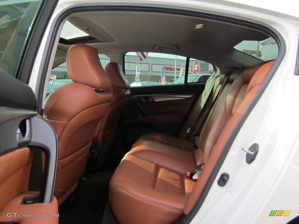 Umber/Ebony Interior 2009 Acura TL 3.7 SH-AWD Photo #58140029