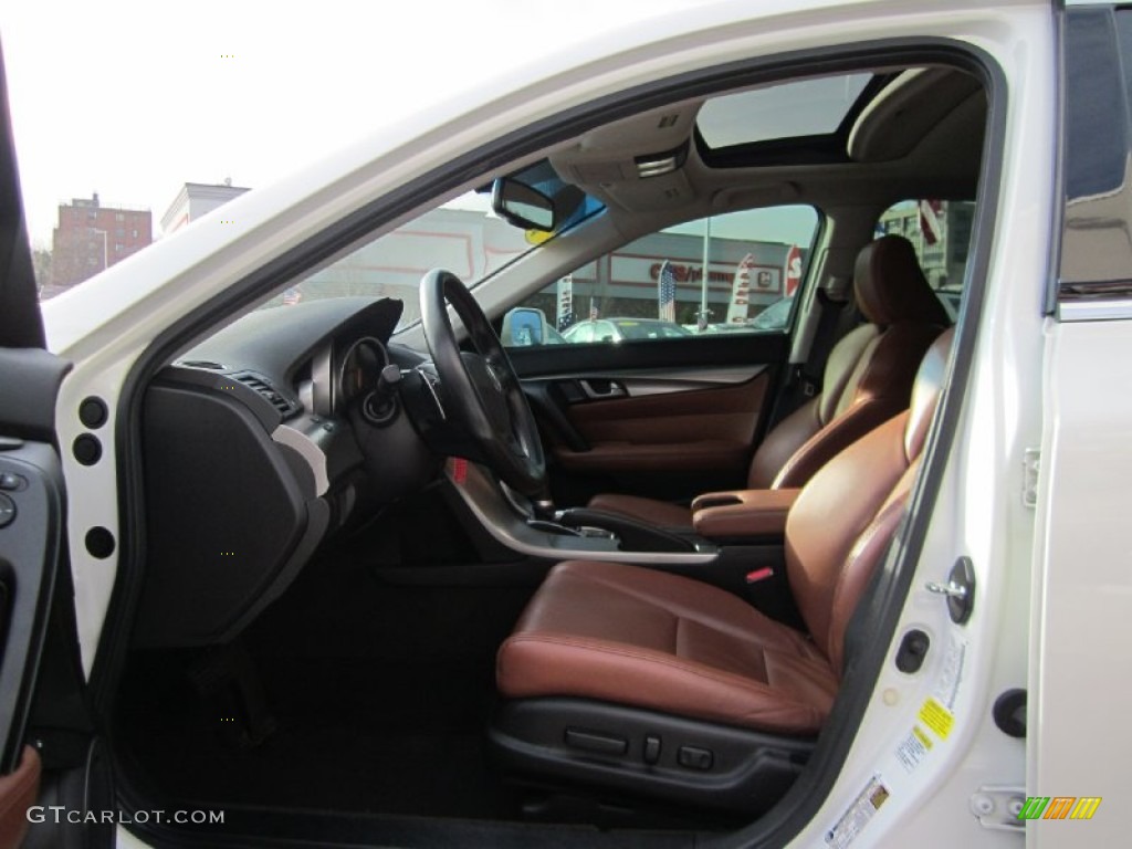 Umber/Ebony Interior 2009 Acura TL 3.7 SH-AWD Photo #58140035