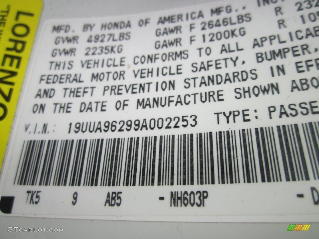 2009 Acura TL 3.7 SH-AWD Parts Photos