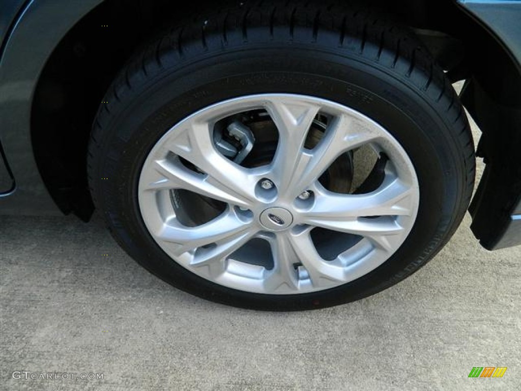 2012 Fusion SE - Steel Blue Metallic / Camel photo #10