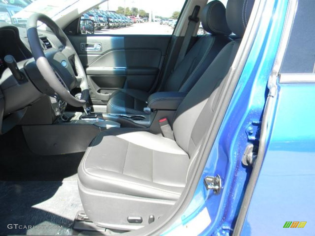 2012 Fusion SEL V6 - Blue Flame Metallic / Charcoal Black photo #6