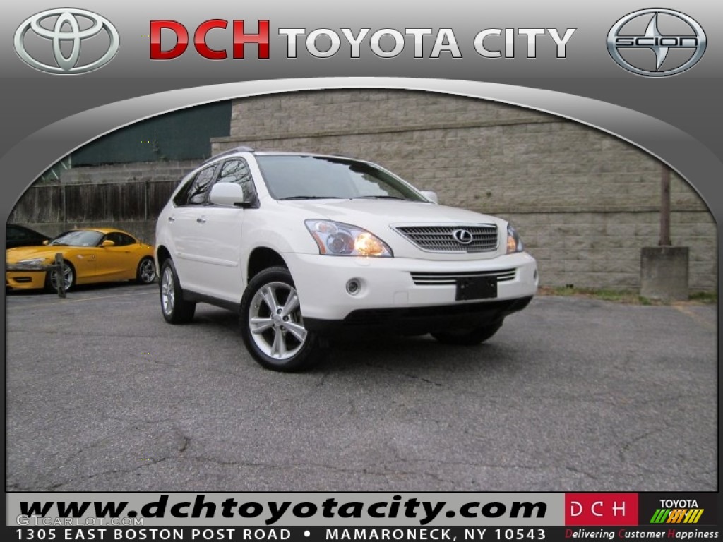 2008 RX 400h AWD Hybrid - Crystal White / Ivory photo #1