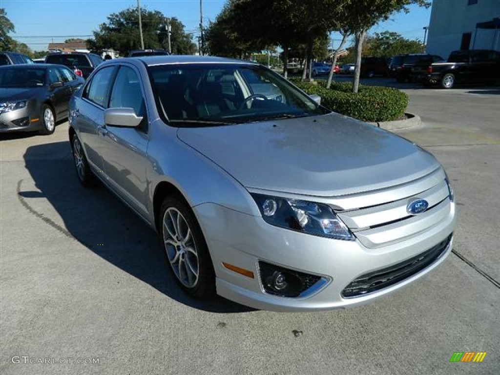 2012 Fusion SE - Ingot Silver Metallic / Charcoal Black photo #3