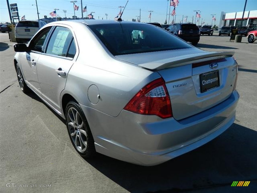 2012 Fusion SE - Ingot Silver Metallic / Charcoal Black photo #7