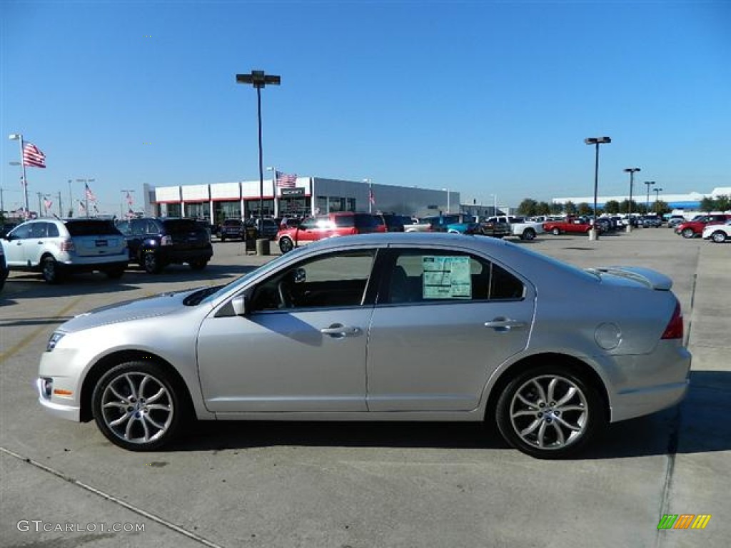 2012 Fusion SE - Ingot Silver Metallic / Charcoal Black photo #8