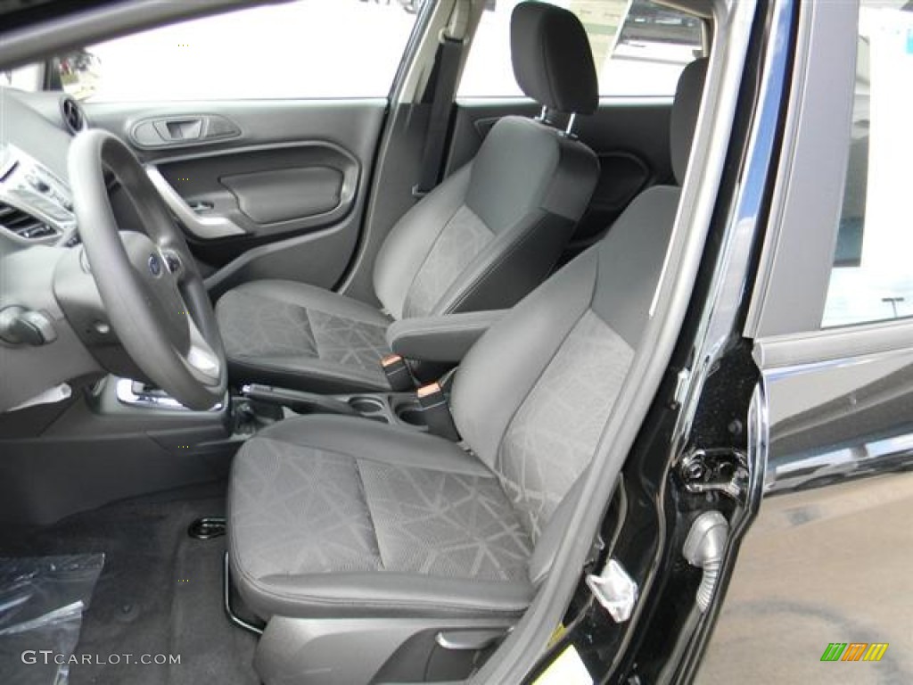 2012 Fiesta SE Sedan - Black / Charcoal Black photo #11