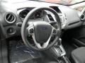 Charcoal Black 2012 Ford Fiesta SE Sedan Dashboard