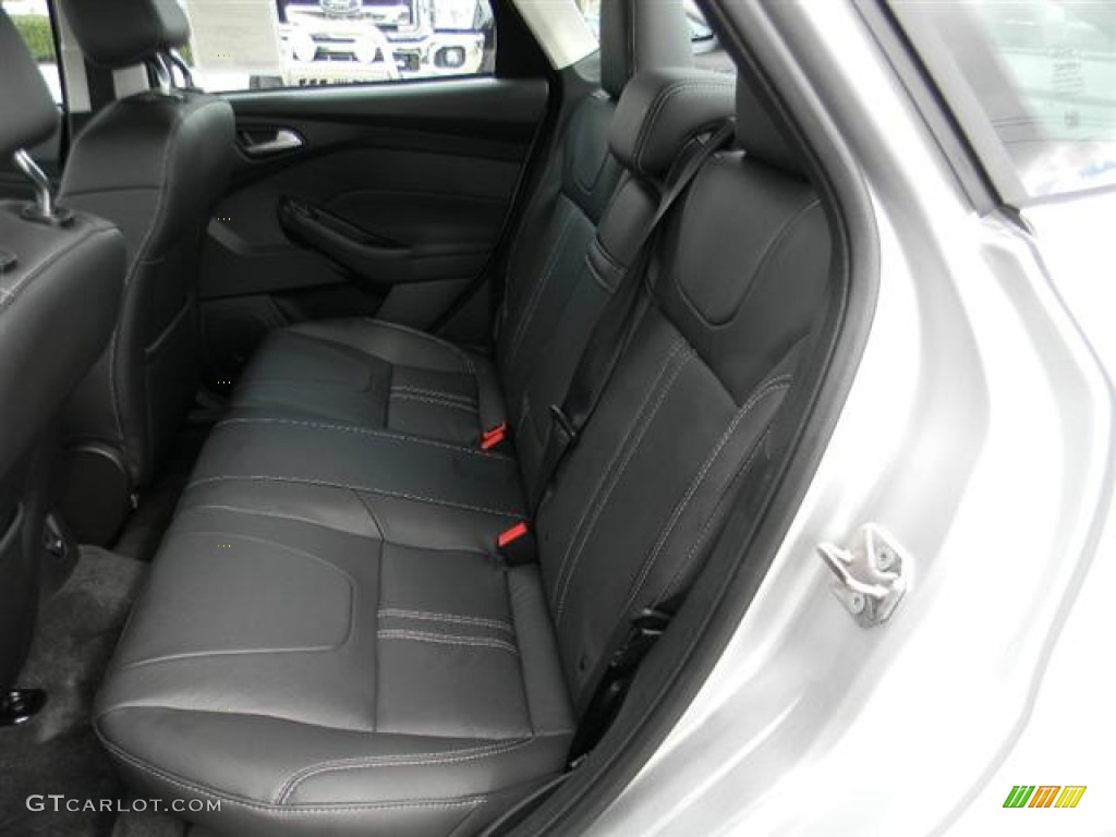 2012 Focus SEL Sedan - Ingot Silver Metallic / Charcoal Black Leather photo #10