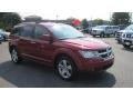 2009 Inferno Red Crystal Pearl Dodge Journey R/T  photo #7