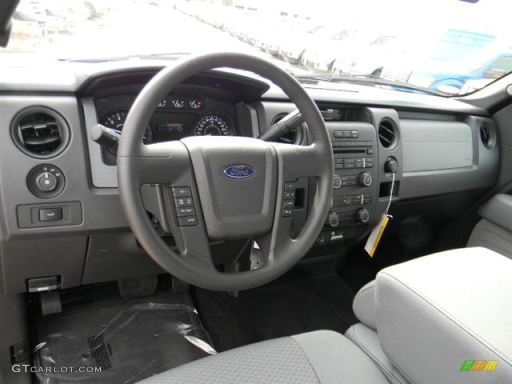 2012 Ford F150 STX SuperCab Steel Gray Dashboard Photo #58146143