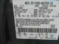 UN: Steel Blue Metallic 2012 Ford Escape Limited V6 Color Code