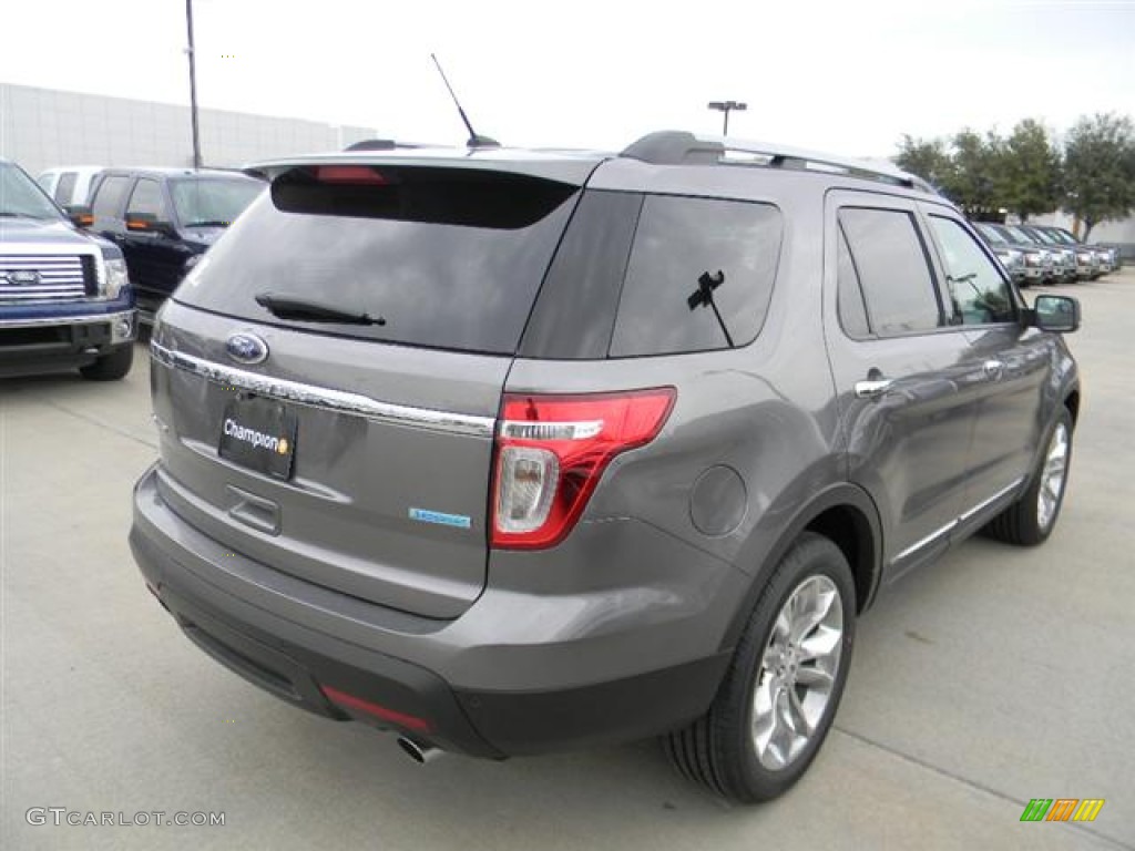 2012 Explorer Limited EcoBoost - Sterling Gray Metallic / Charcoal Black photo #5