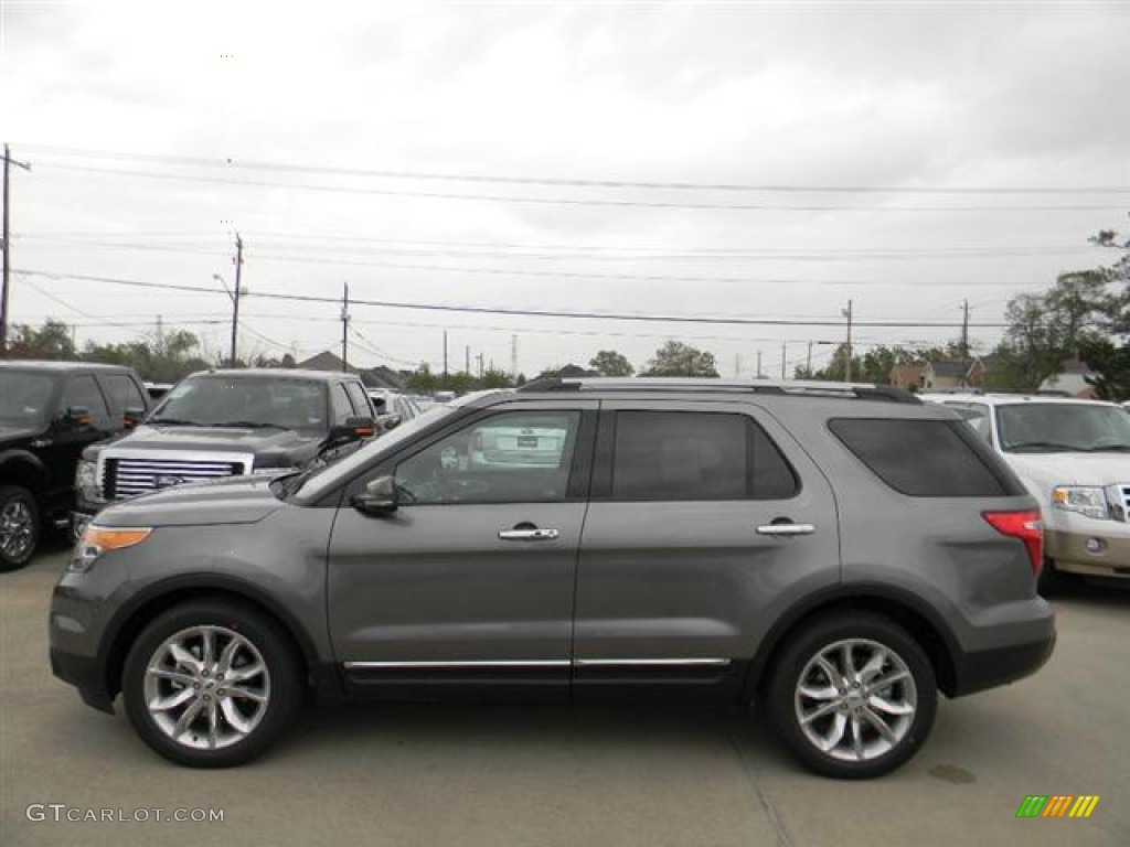 2012 Explorer Limited EcoBoost - Sterling Gray Metallic / Charcoal Black photo #8
