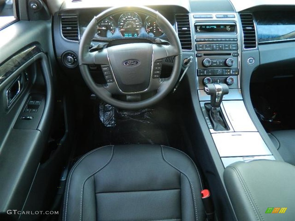 2012 Ford Taurus Limited Charcoal Black Dashboard Photo #58148955
