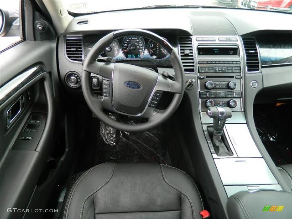 2012 Ford Taurus Limited Charcoal Black Dashboard Photo #58149212