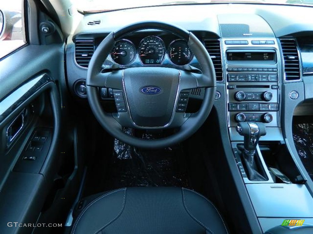 2012 Ford Taurus Limited Charcoal Black Dashboard Photo #58149458