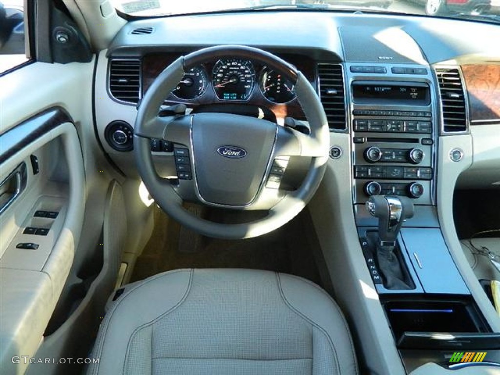 2012 Ford Taurus Limited Light Stone Dashboard Photo #58149610