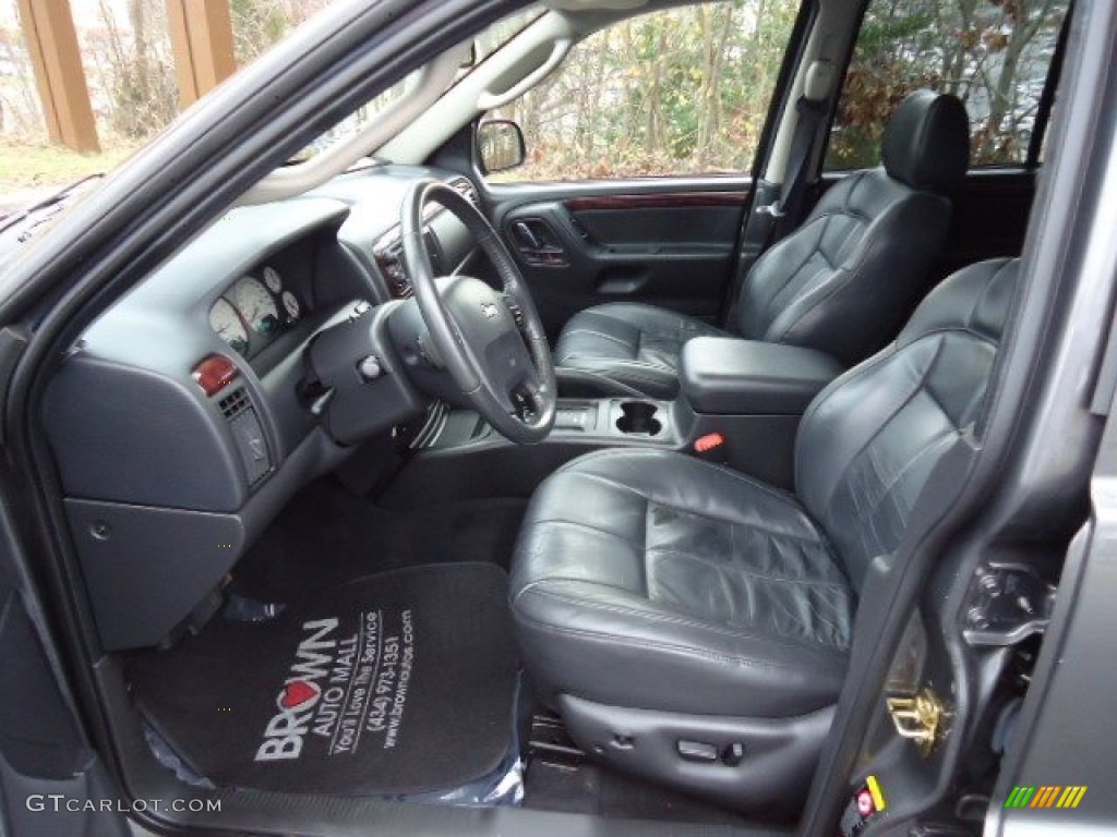Dark Slate Gray Interior 2004 Jeep Grand Cherokee Limited 4x4 Photo #58149962