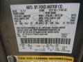 UJ: Sterling Gray Metallic 2012 Ford F150 FX2 SuperCrew Color Code