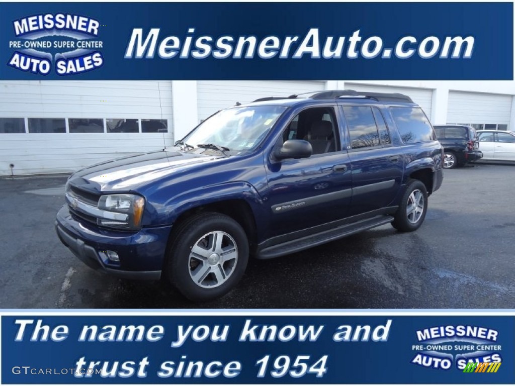 2004 TrailBlazer EXT LS - Indigo Blue Metallic / Medium Pewter photo #1
