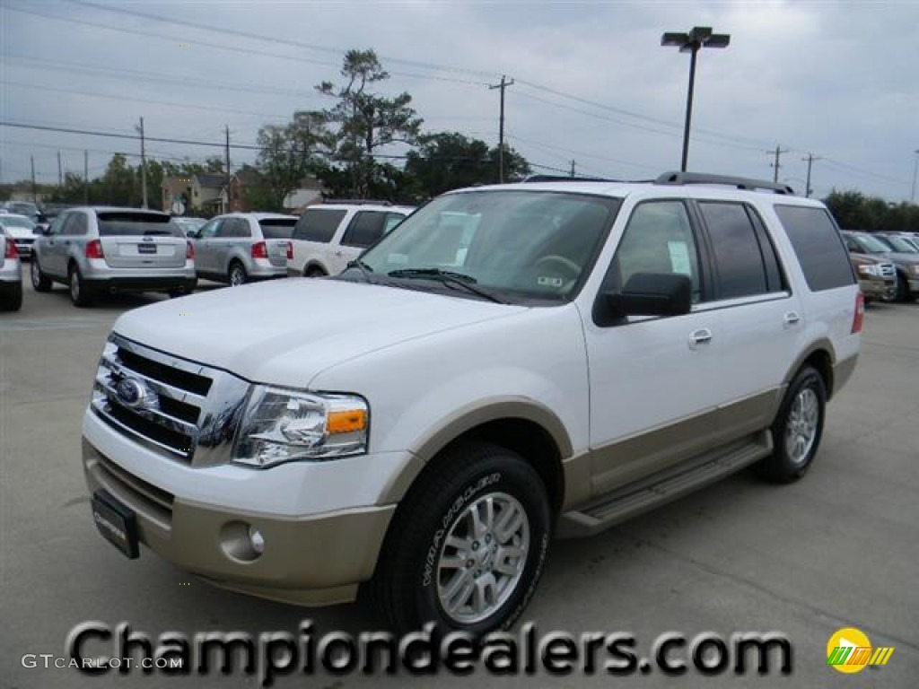 2012 Expedition XLT - Oxford White / Camel photo #1