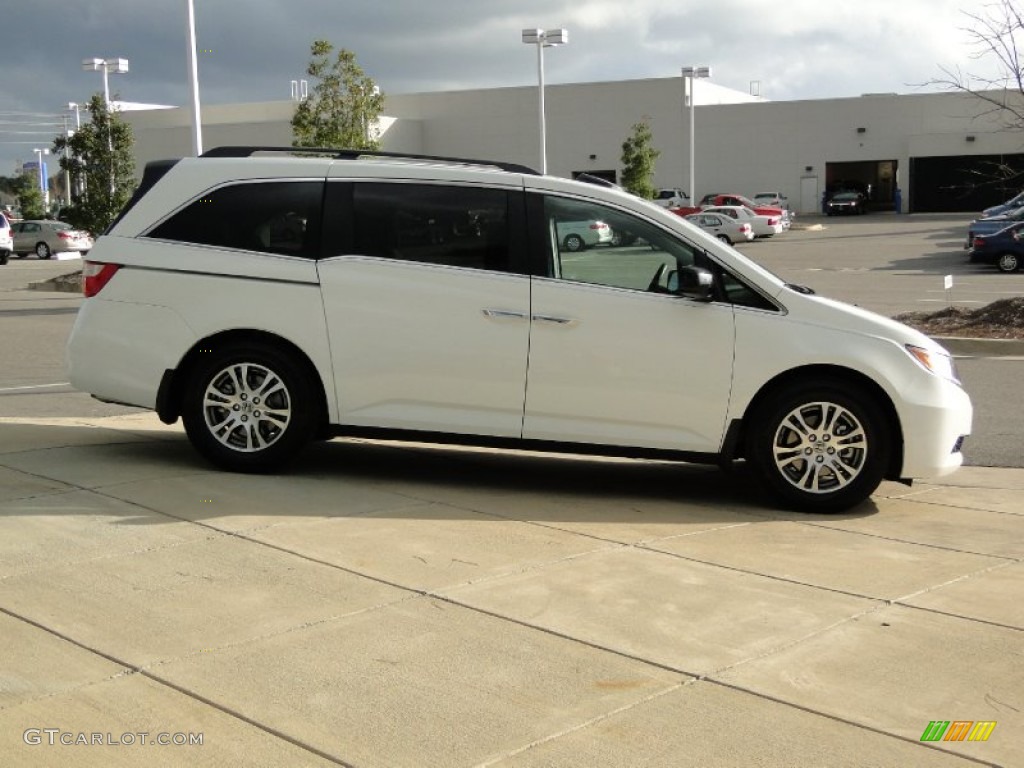 2012 Odyssey EX-L - Taffeta White / Gray photo #5