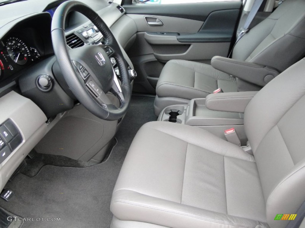 2012 Odyssey EX-L - Taffeta White / Gray photo #13