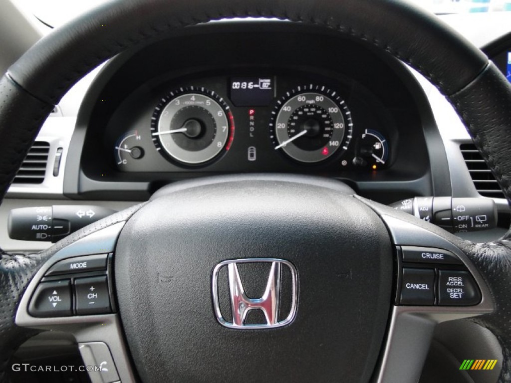 2012 Odyssey EX-L - Taffeta White / Gray photo #17