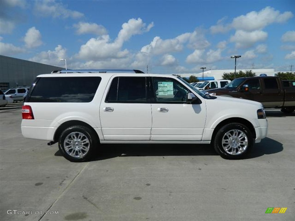 White Platinum Tri-Coat 2012 Ford Expedition EL Limited Exterior Photo #58151251
